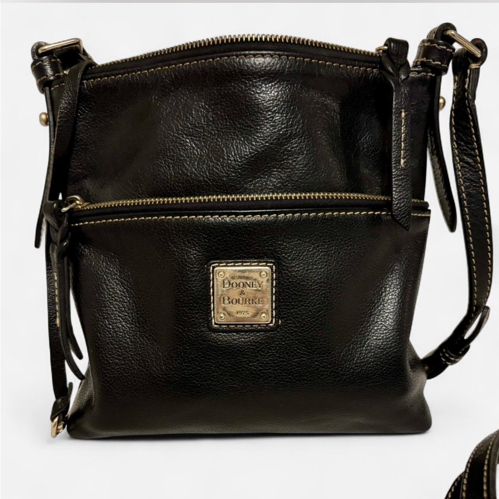 Dooney & Bourke Black Bag with Pink Lining